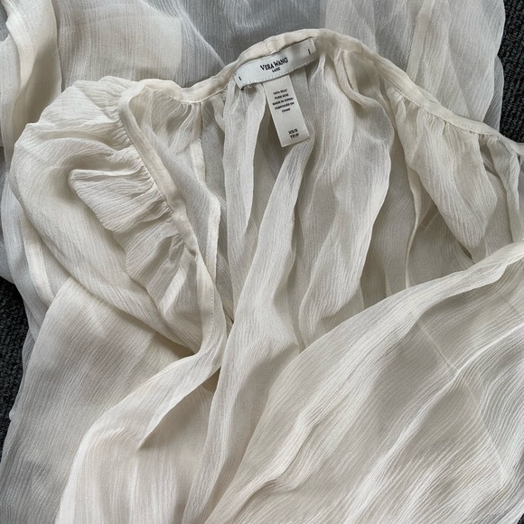 VINTAGE Vera Wang Silk Dressing Gown - Picture 4 of 5